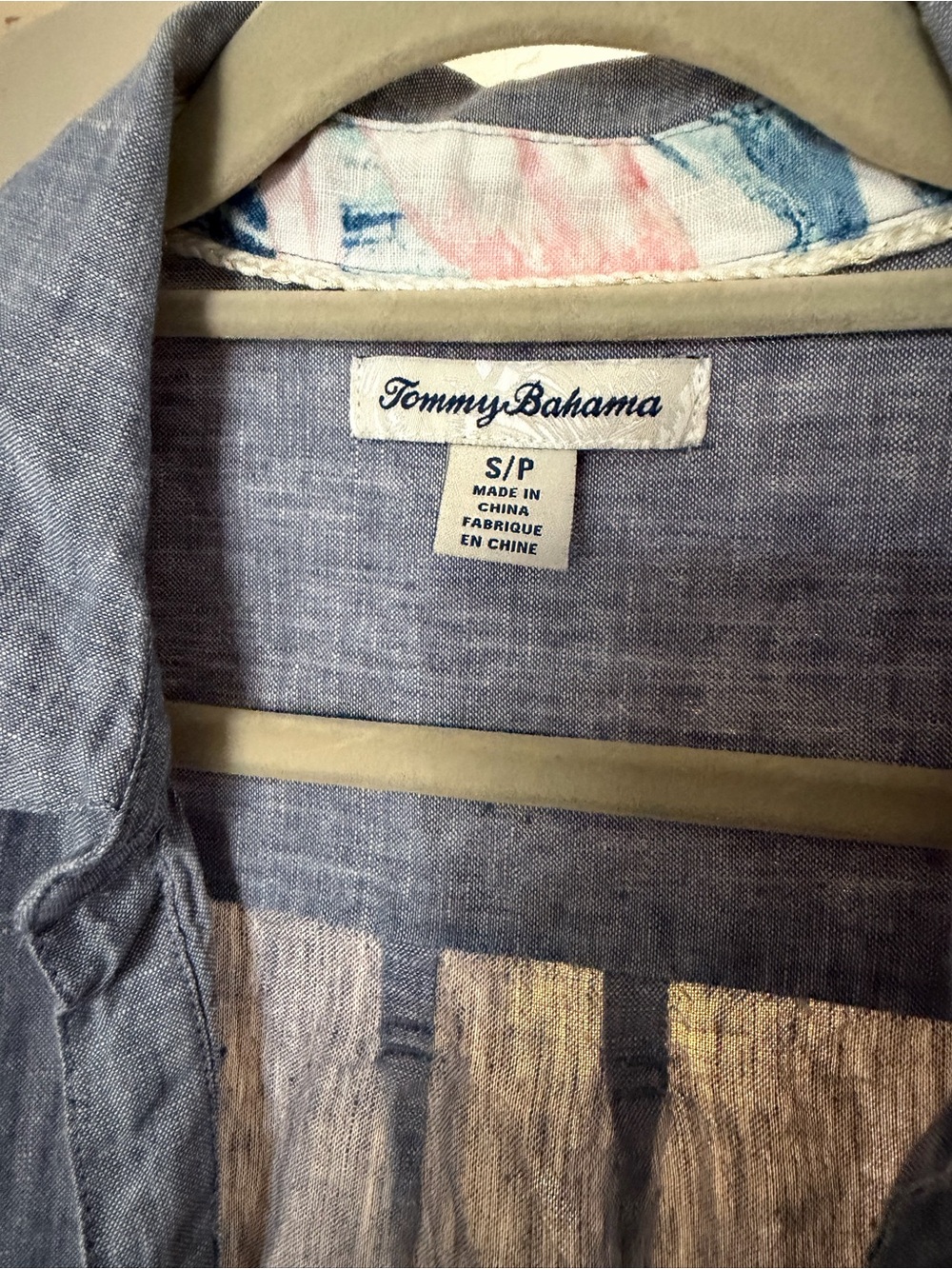 Tommy Bahama Sleeveless Chambray Blue Button-Front Maxi Dress S - Picture 6 of 6